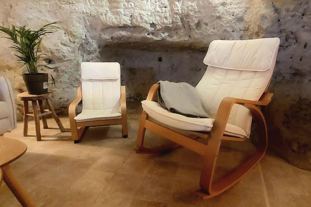 Troglo Entre Caves Et Chateaux Монлуї-сюр-Луар Екстер'єр фото